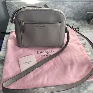 Kate Spade Light Gray Crossbody Bag